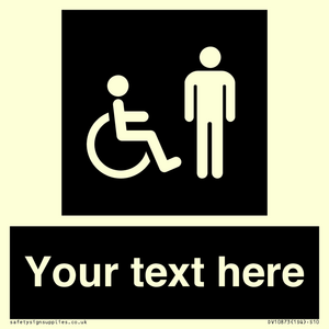 Custom information: black panel disabled and male